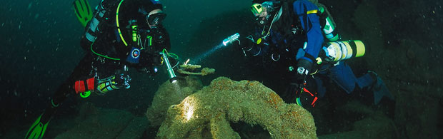 Explore wrecks off the Newquay coast.