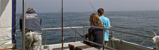 Fishing in Cornwall with Atlantic Diver