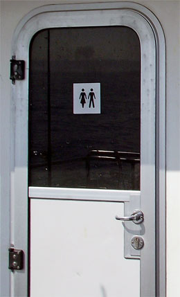 Toilet facilities on Atlantic Diver
