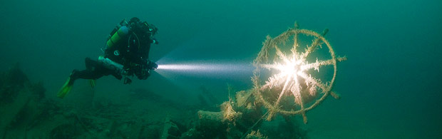 Diving to wrecks with Atlantic Diver.